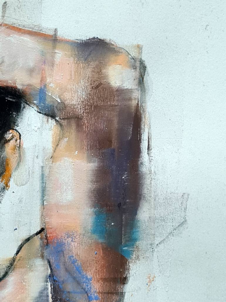 Original Expressionism Nude Painting by Thomas Donaldson