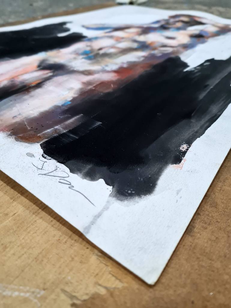 Original Expressionism Nude Painting by Thomas Donaldson