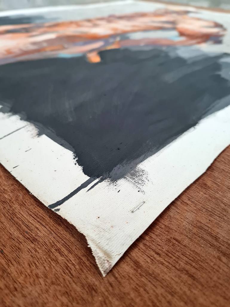Original Expressionism Nude Painting by Thomas Donaldson