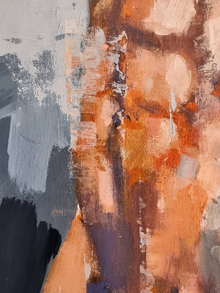 Original Expressionism Nude Painting by Thomas Donaldson