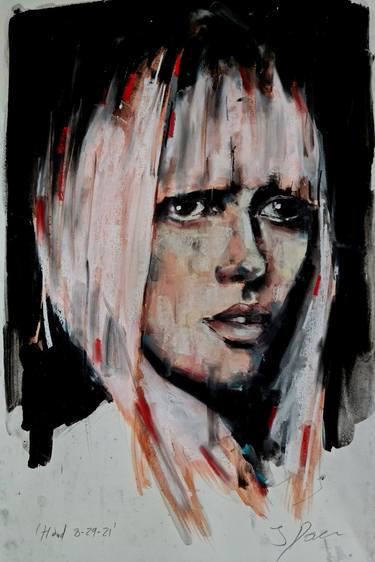 Original Figurative Portrait Paintings by thomas donaldson