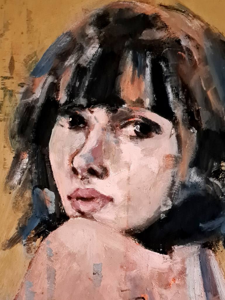 Original Expressionism People Painting by Thomas Donaldson