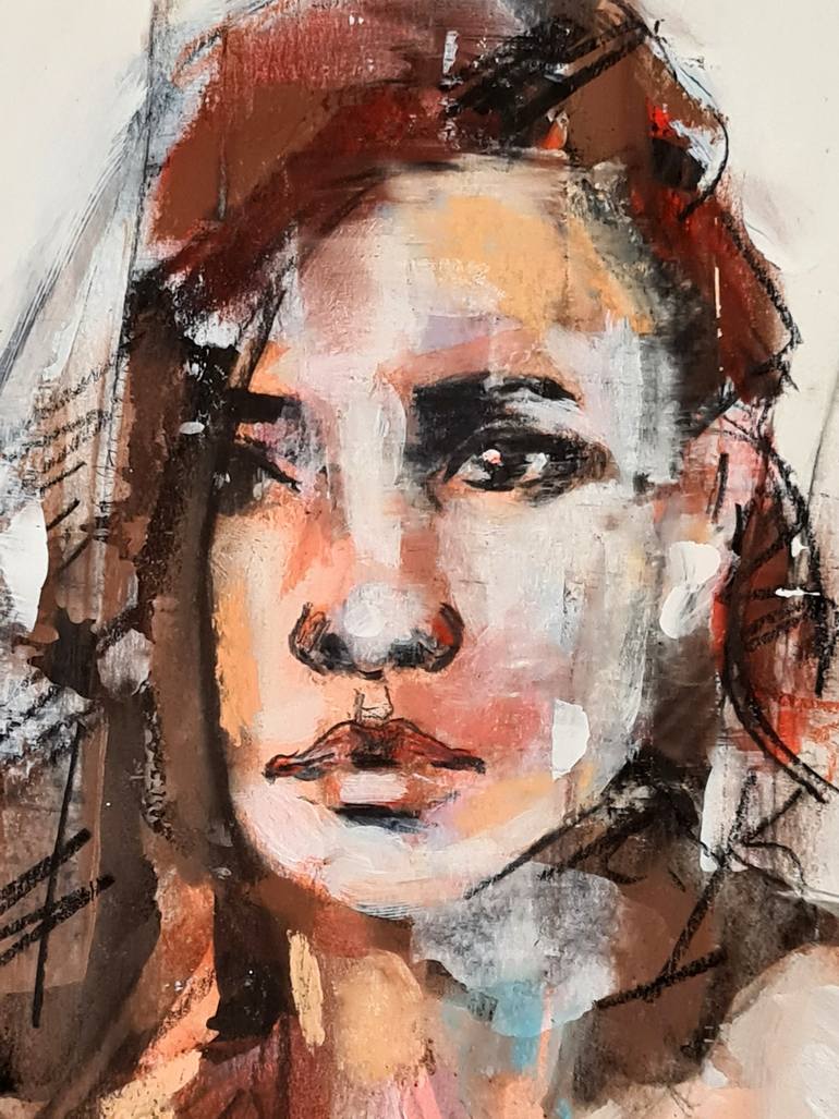 Original Expressionism Nude Painting by Thomas Donaldson