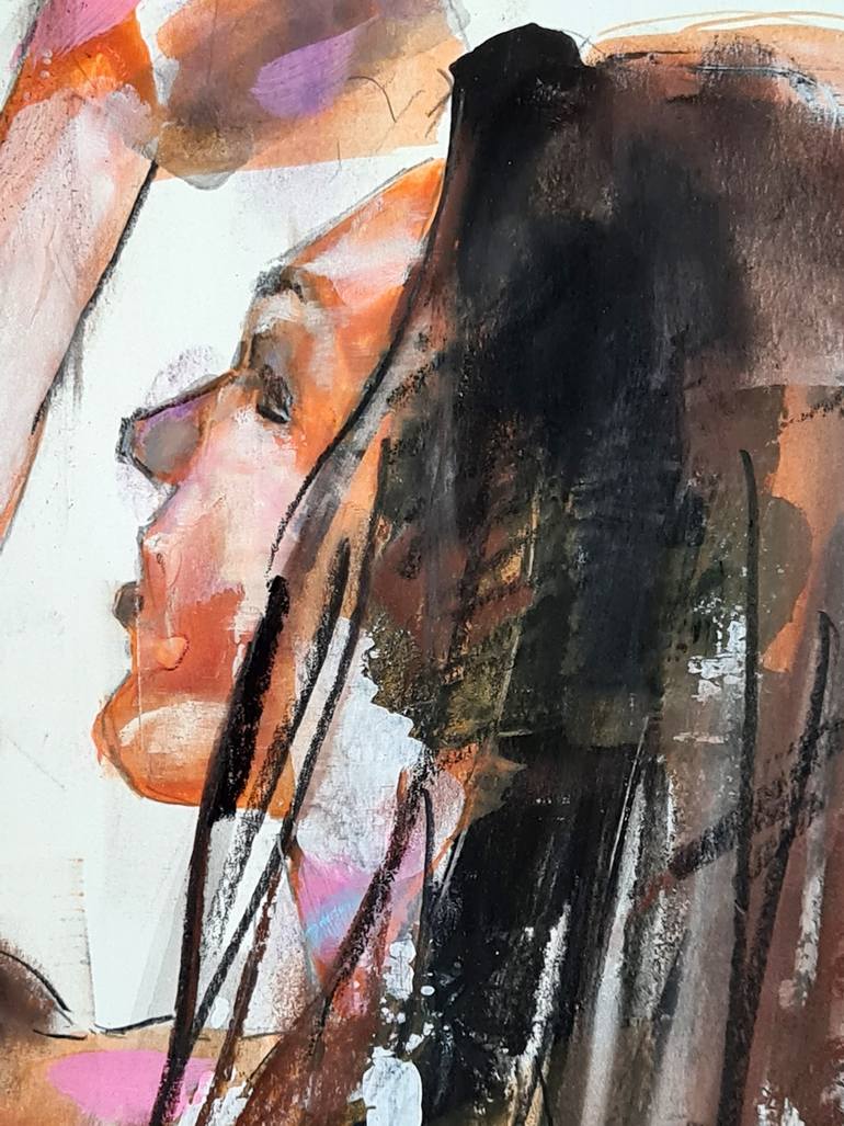 Original Expressionism Nude Painting by Thomas Donaldson