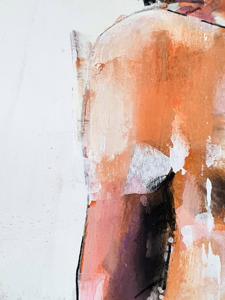 Original Expressionism Nude Painting by Thomas Donaldson