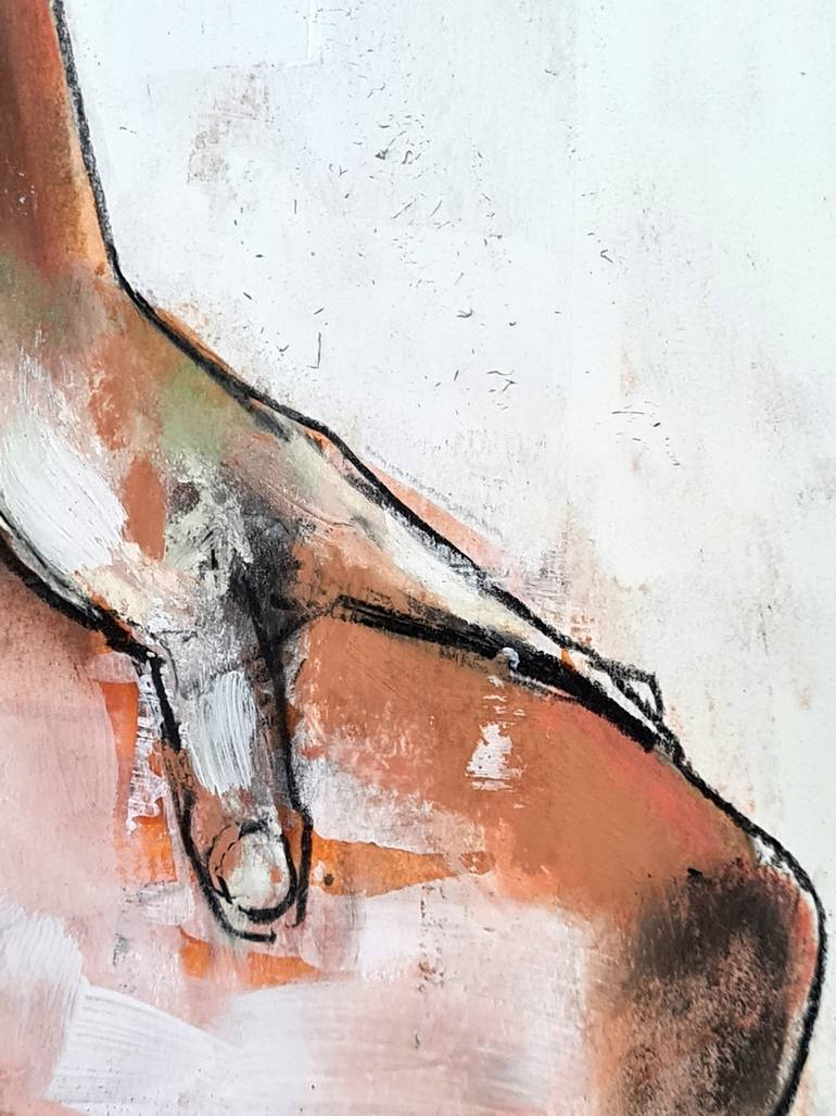 Original Expressionism Nude Painting by Thomas Donaldson