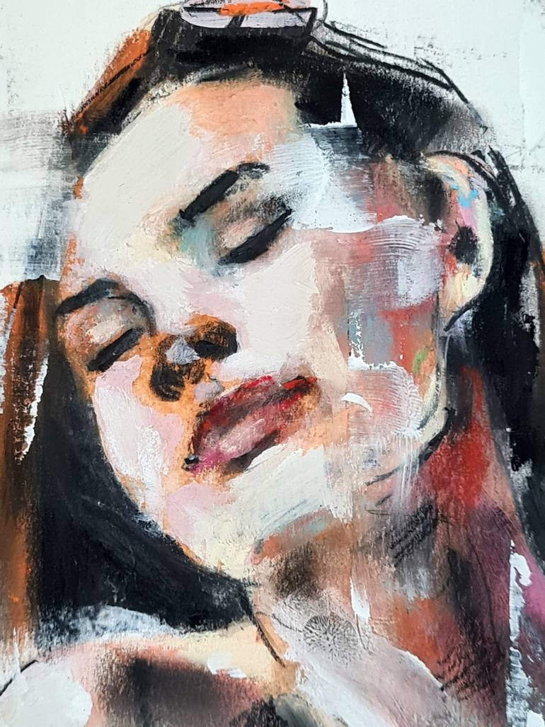 Original Expressionism Nude Painting by Thomas Donaldson