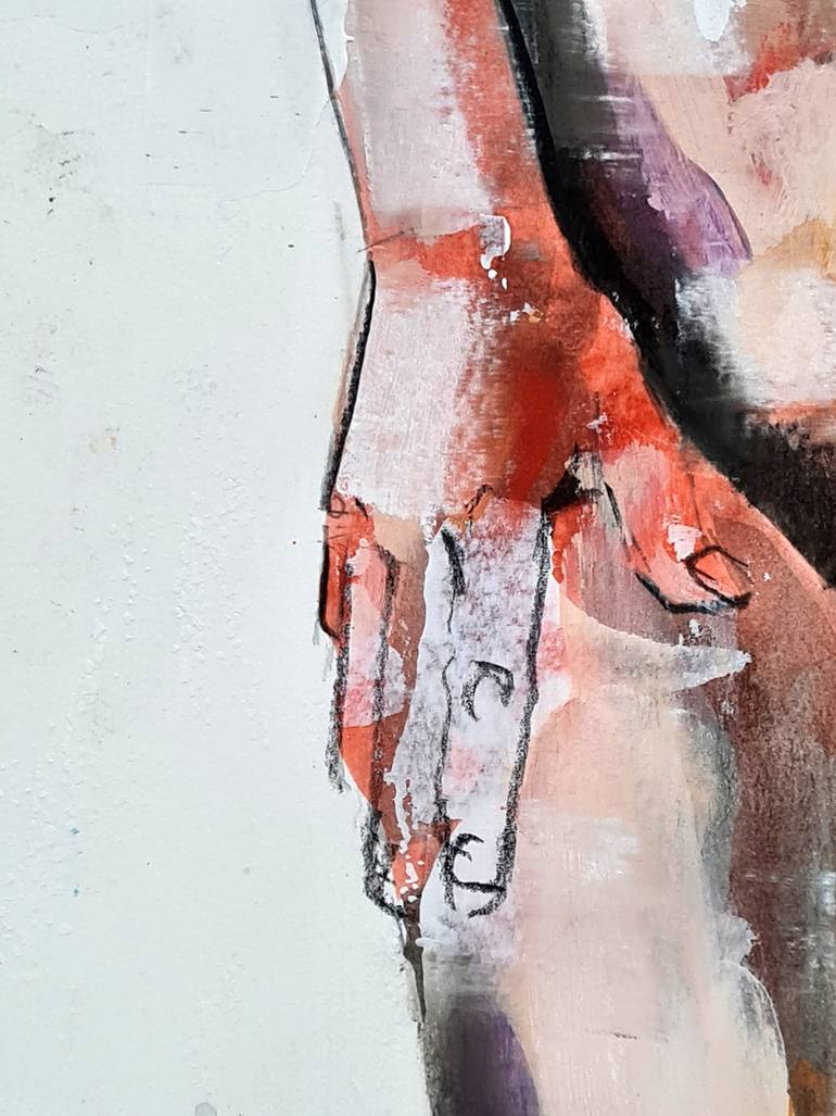 Original Expressionism Nude Painting by Thomas Donaldson