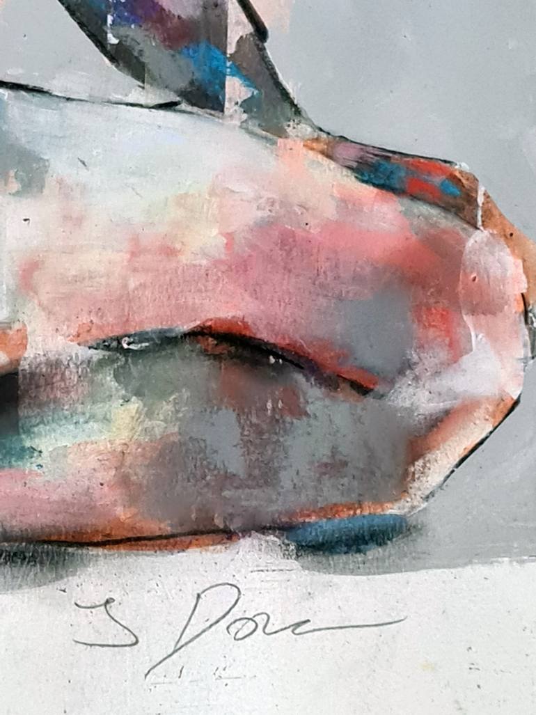 Original Expressionism Nude Painting by Thomas Donaldson