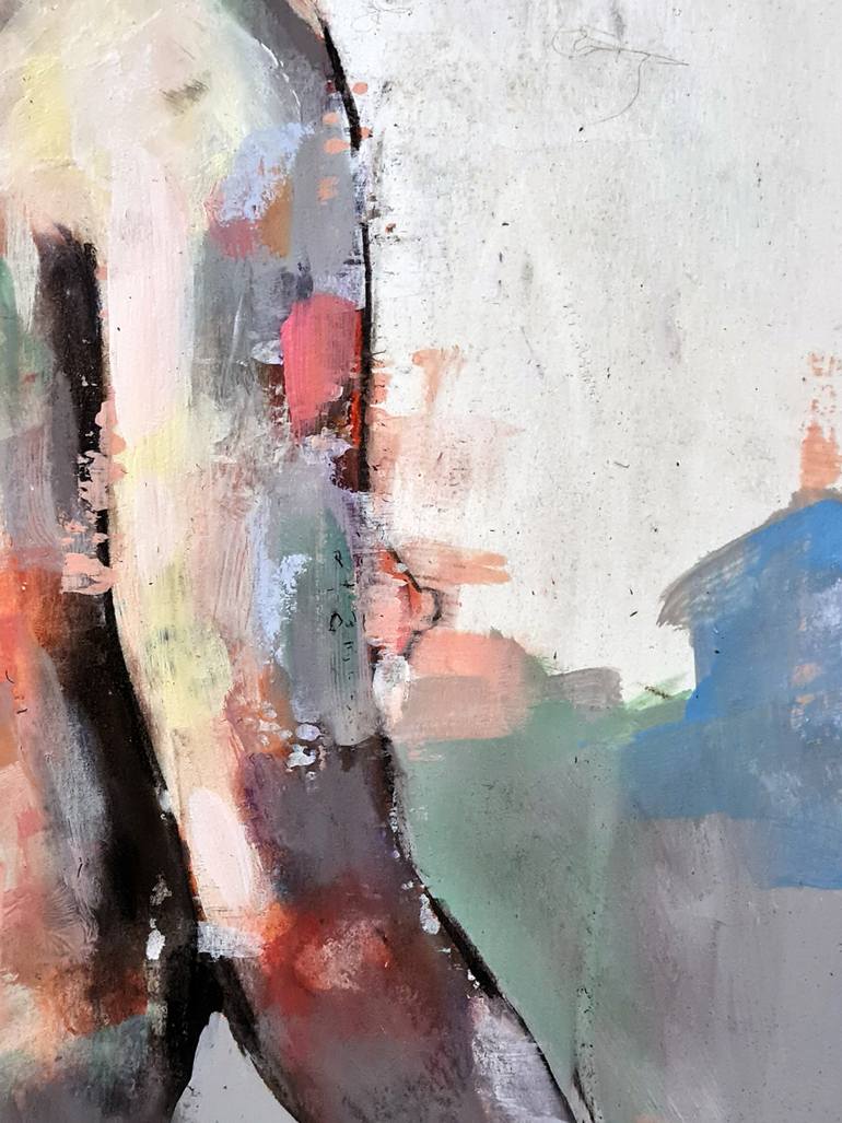 Original Expressionism Nude Painting by Thomas Donaldson