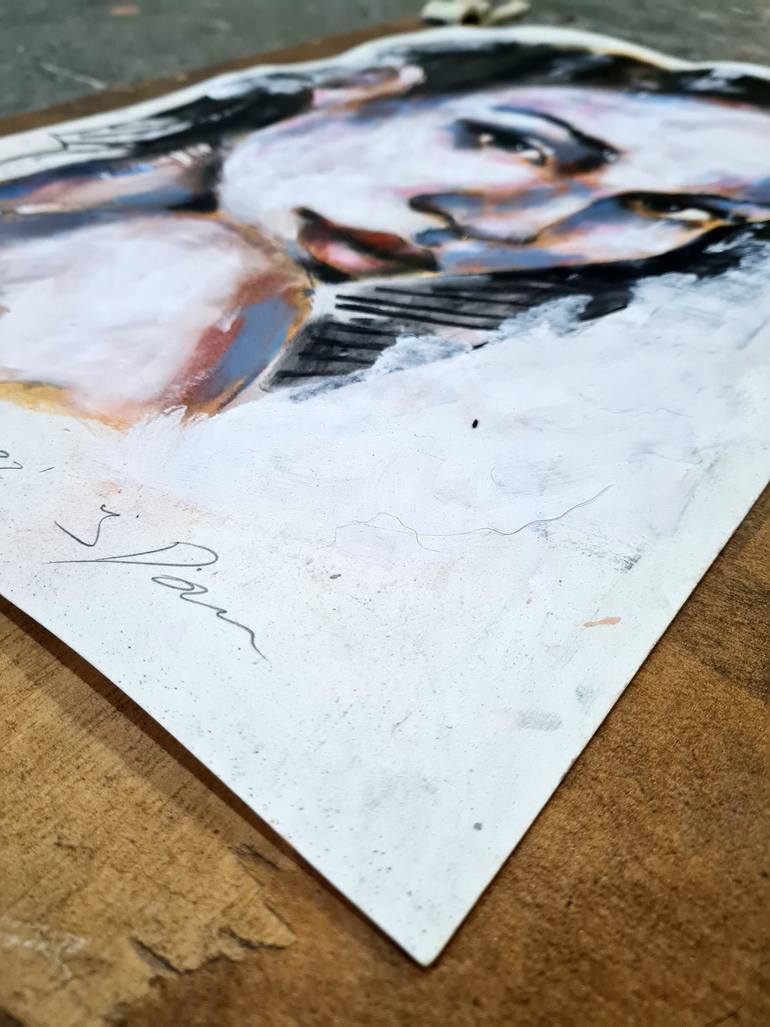 Original Expressionism People Painting by Thomas Donaldson