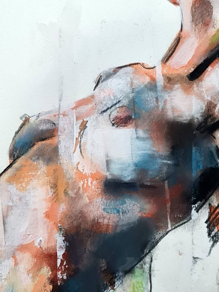 Original Expressionism Nude Painting by Thomas Donaldson