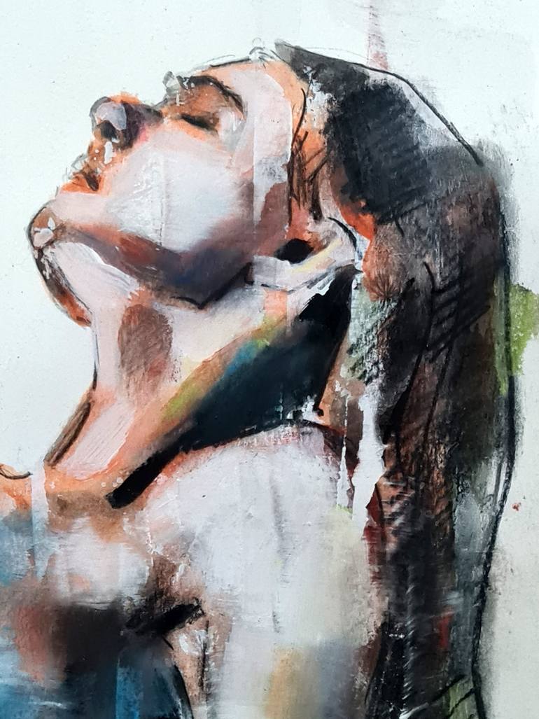 Original Expressionism Nude Painting by Thomas Donaldson