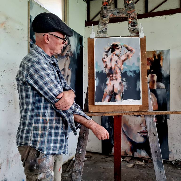 Original Figurative Nude Painting by Thomas Donaldson