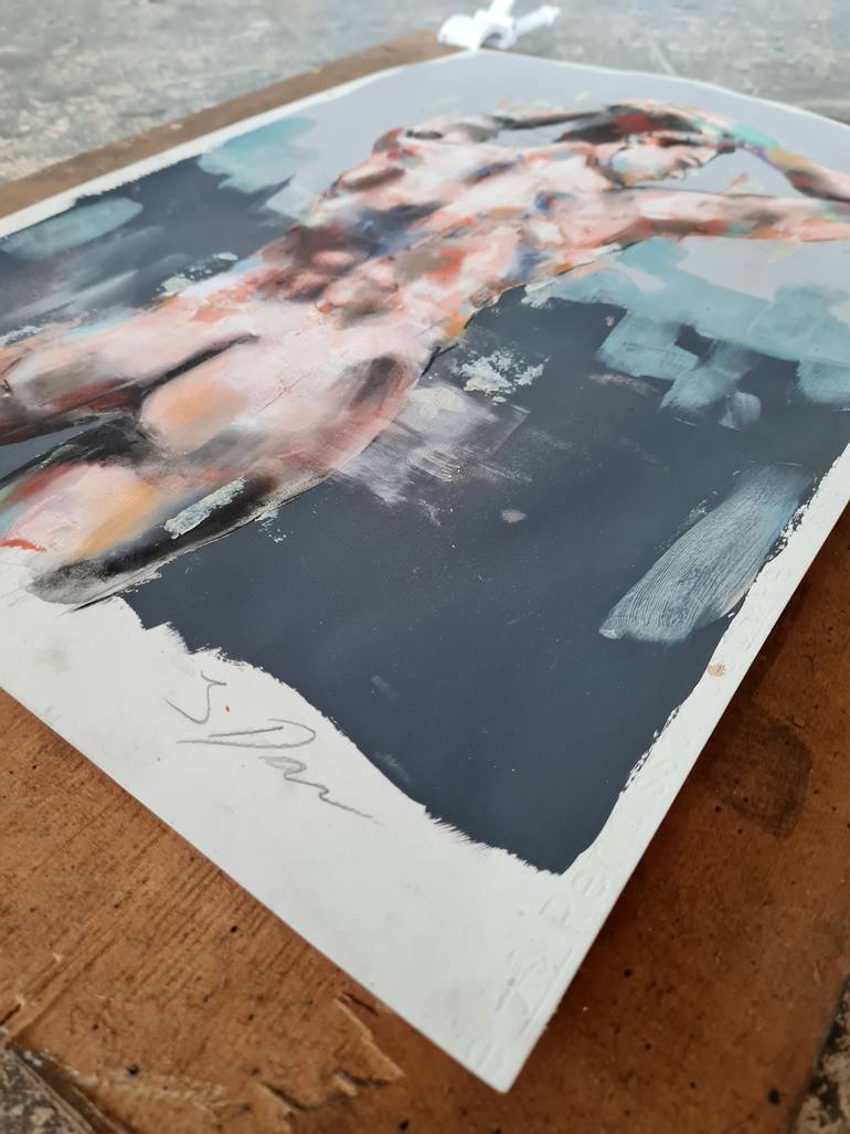 Original Figurative Nude Painting by Thomas Donaldson