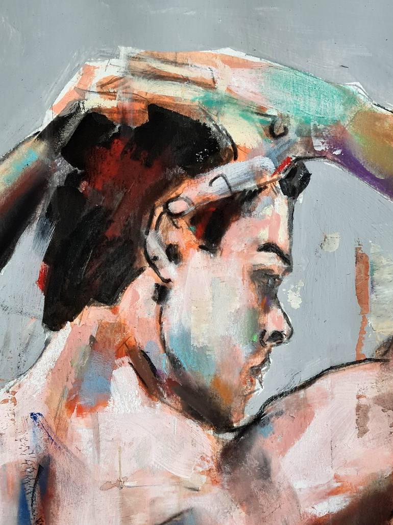 Original Figurative Nude Painting by Thomas Donaldson