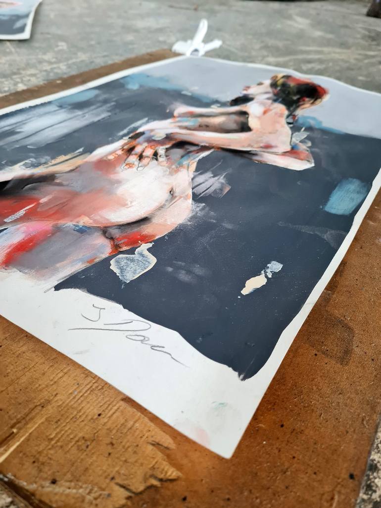 Original Nude Painting by thomas donaldson