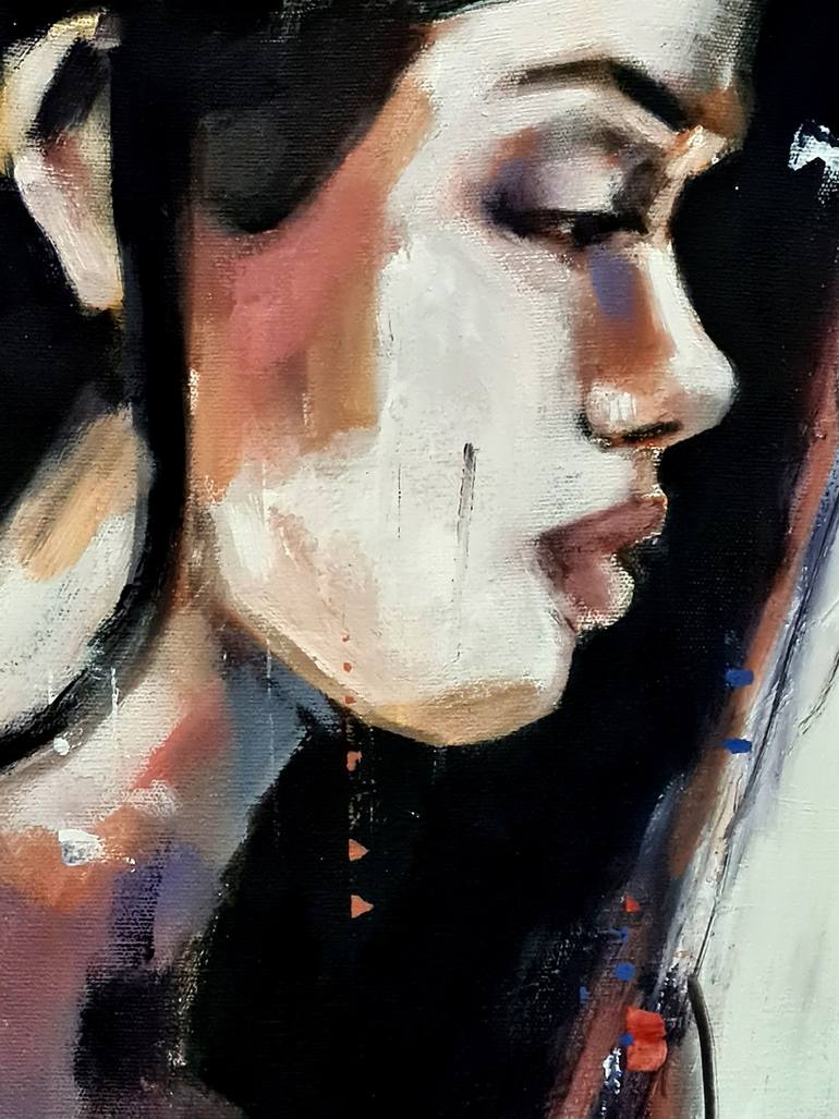 Original Expressionism Nude Painting by Thomas Donaldson
