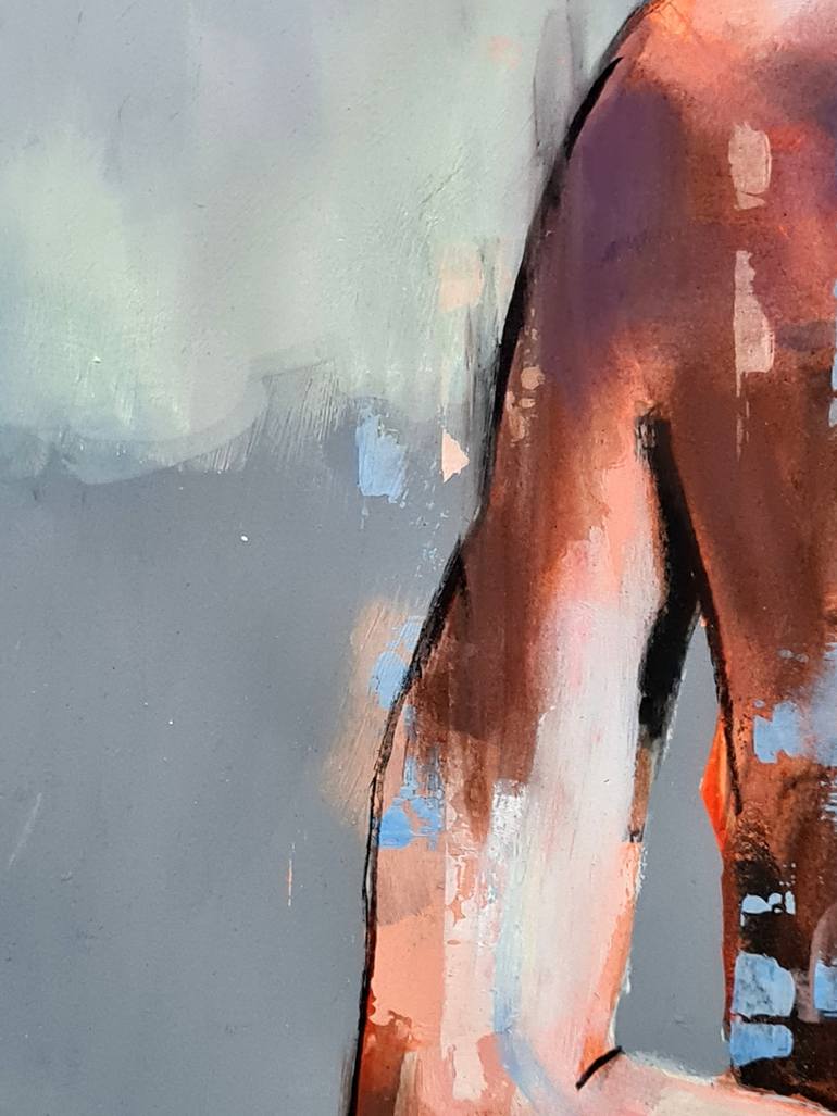 Original Expressionism Nude Painting by Thomas Donaldson