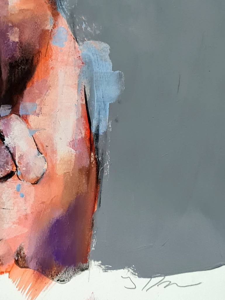 Original Expressionism Nude Painting by Thomas Donaldson