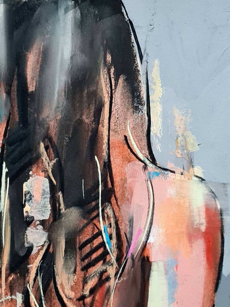 Original Expressionism Nude Painting by Thomas Donaldson