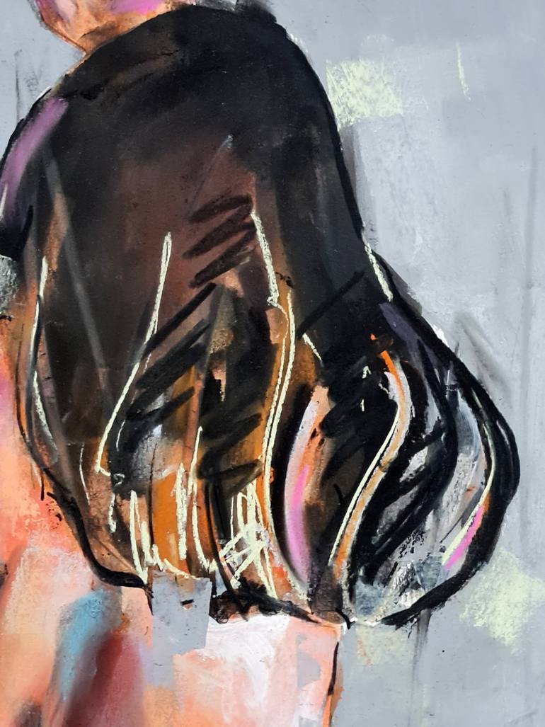 Original Expressionism Nude Painting by Thomas Donaldson