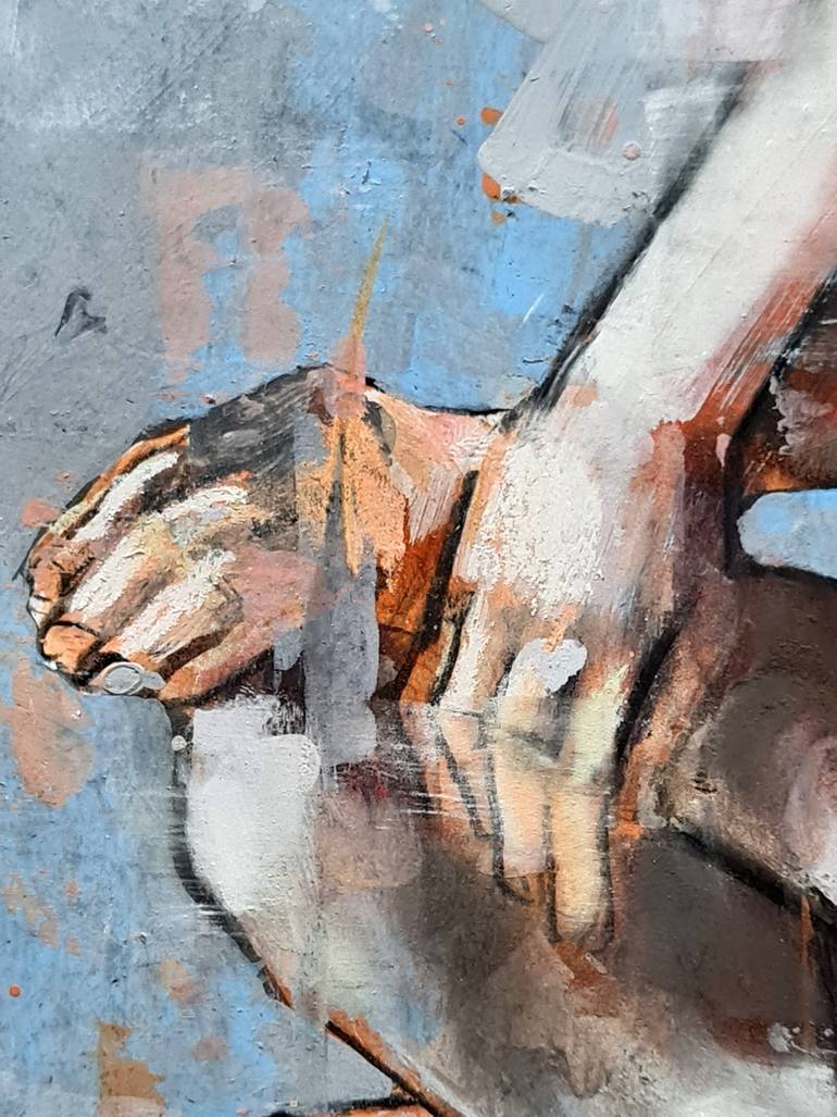 Original Expressionism Nude Painting by Thomas Donaldson