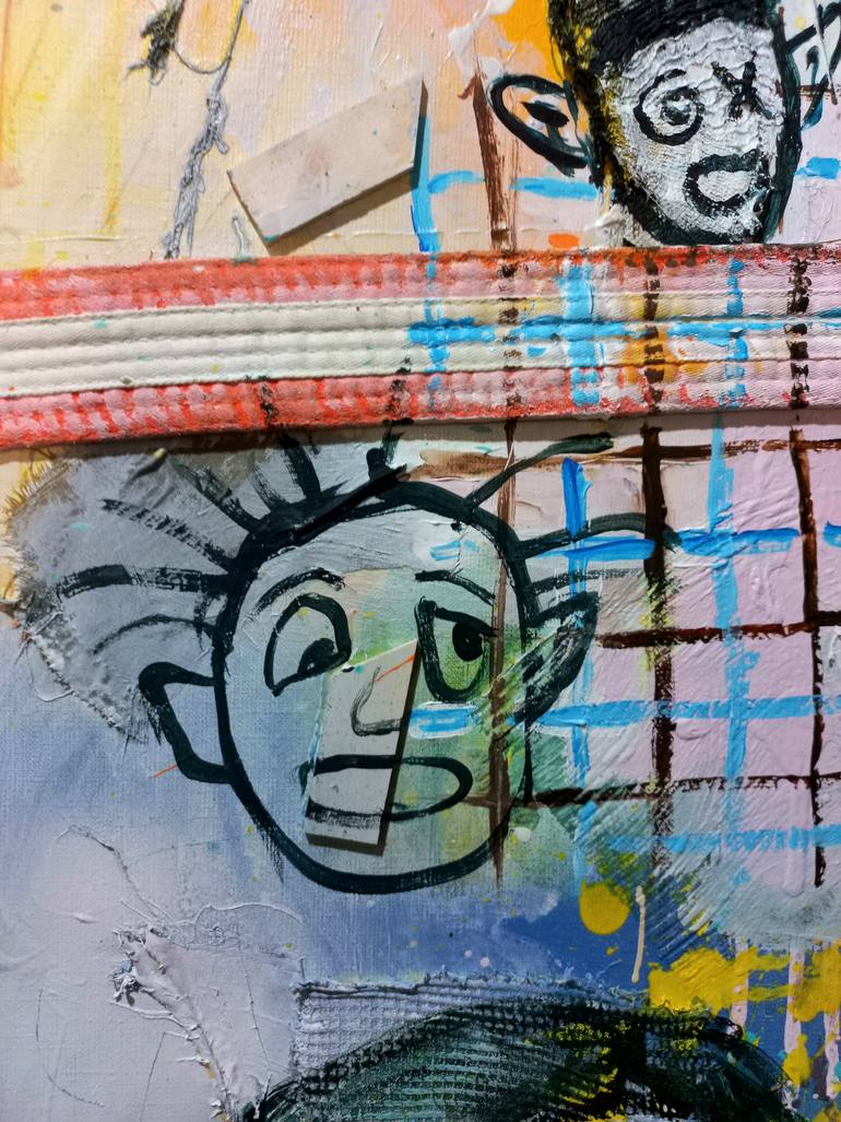 Original Abstract Pop Culture/Celebrity Painting by Jason Wenzel