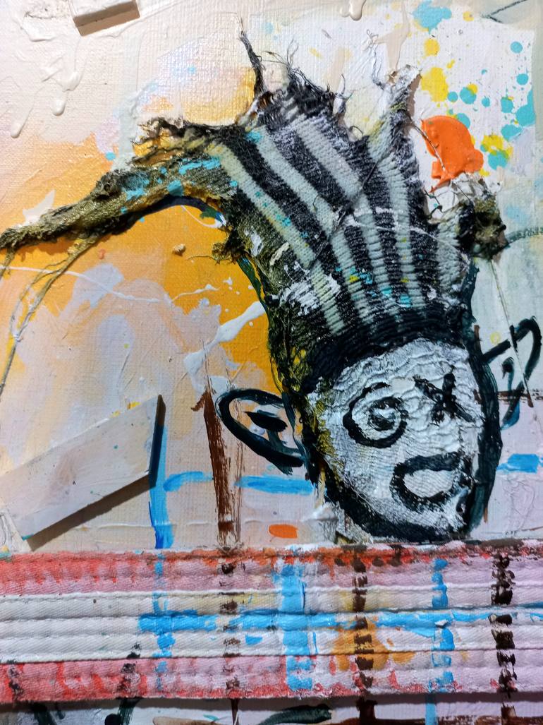 Original Abstract Pop Culture/Celebrity Painting by Jason Wenzel