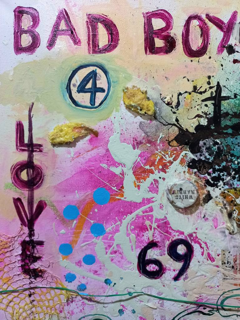 Original Abstract Pop Culture/Celebrity Painting by Jason Wenzel