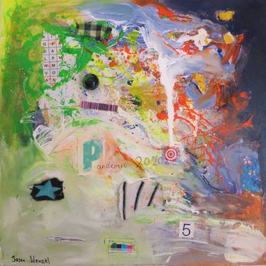 Original Abstract Expressionism Abstract Paintings by Jason Wenzel