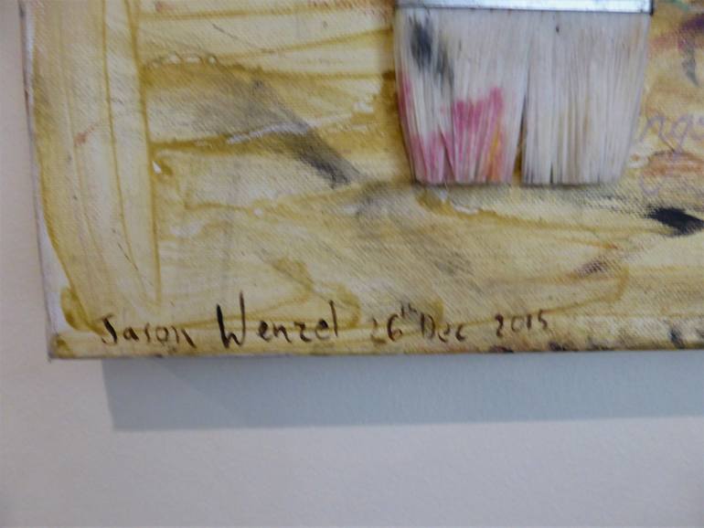 Original Abstract Expressionism People Painting by Jason Wenzel