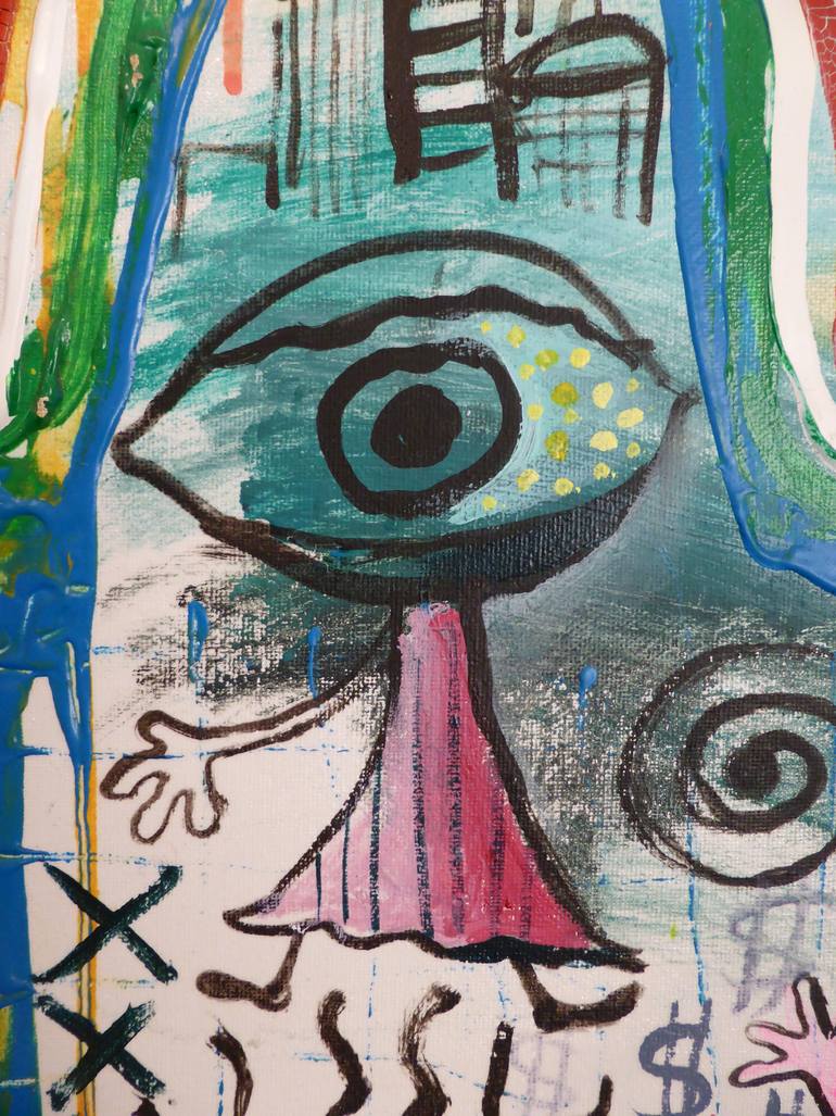 Original Expressionism Pop Culture/Celebrity Painting by Jason Wenzel