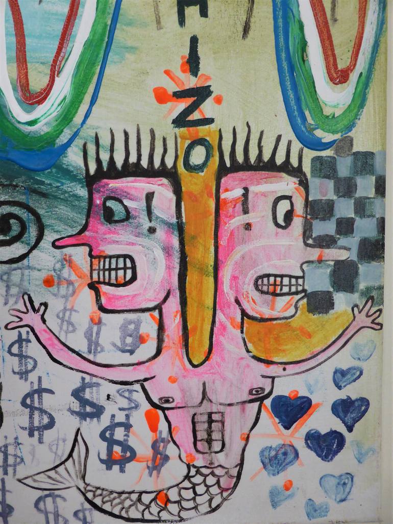 Original Expressionism Pop Culture/Celebrity Painting by Jason Wenzel