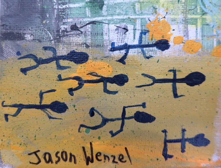 Original Abstract Culture Painting by Jason Wenzel