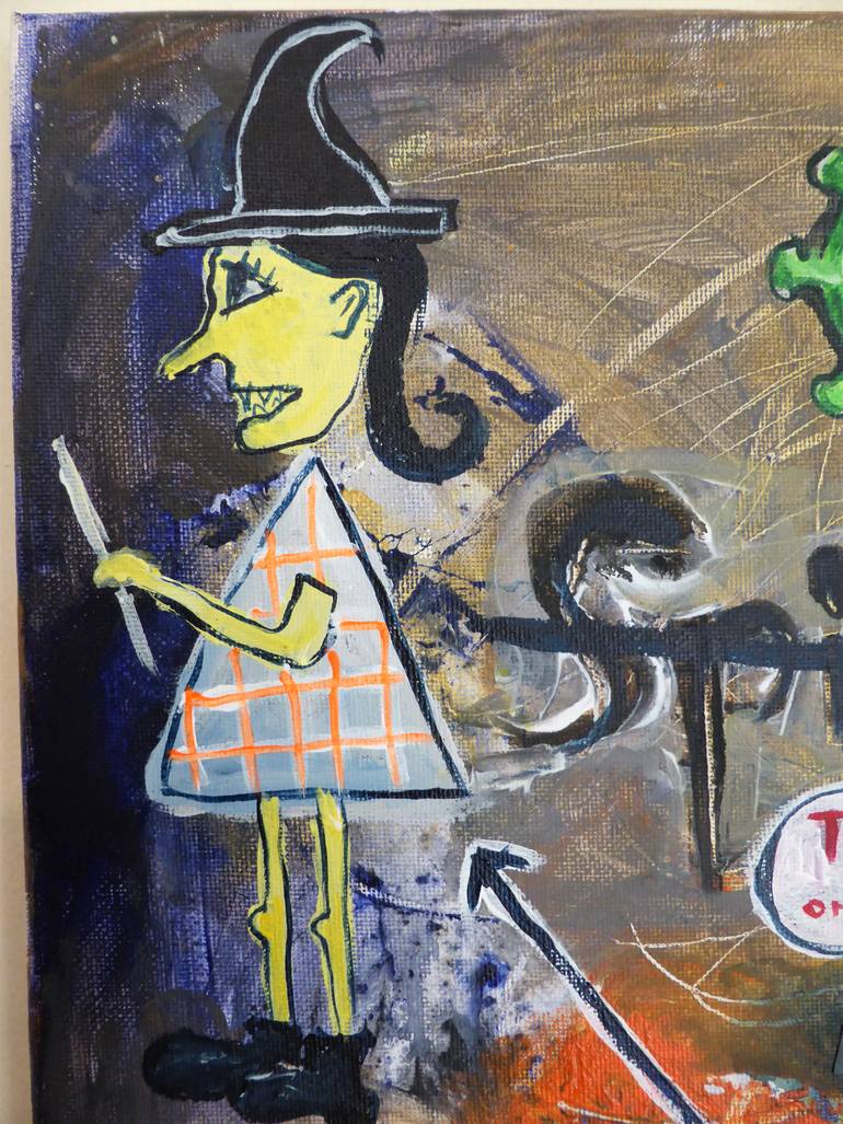 Original Expressionism Pop Culture/Celebrity Painting by Jason Wenzel