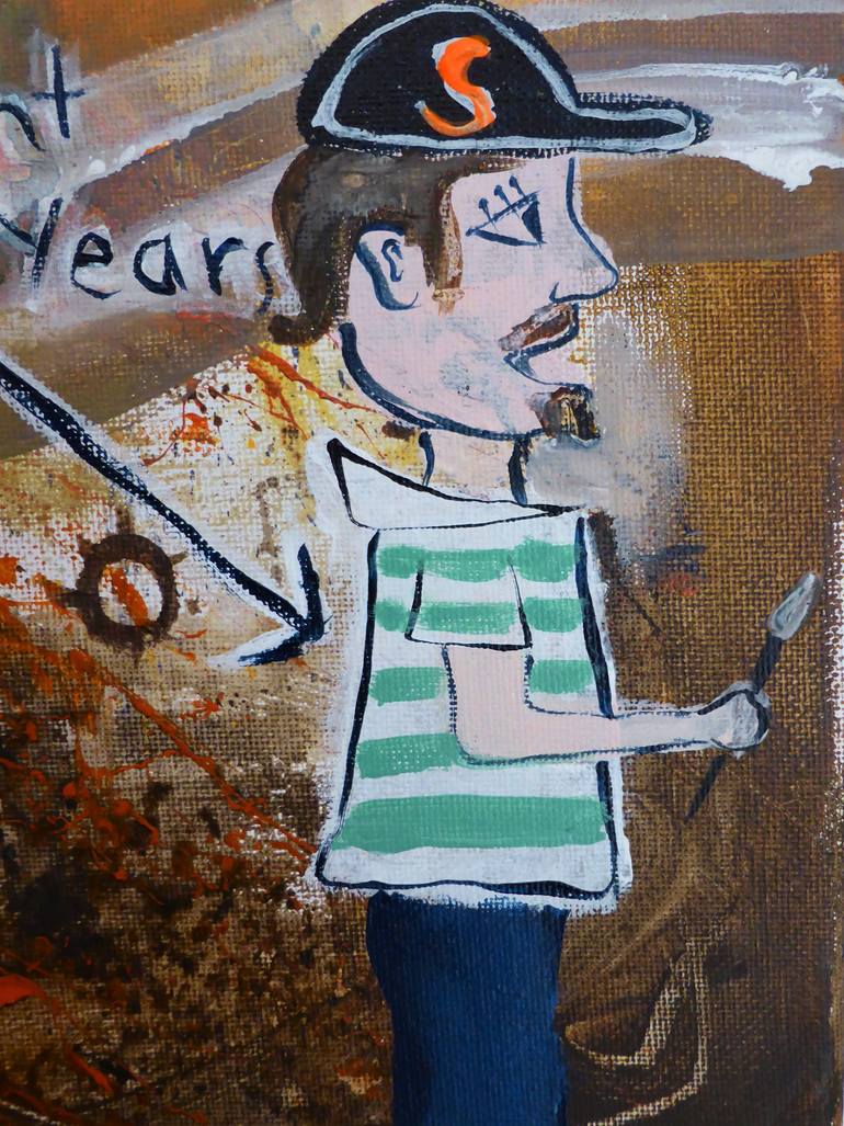 Original Expressionism Pop Culture/Celebrity Painting by Jason Wenzel
