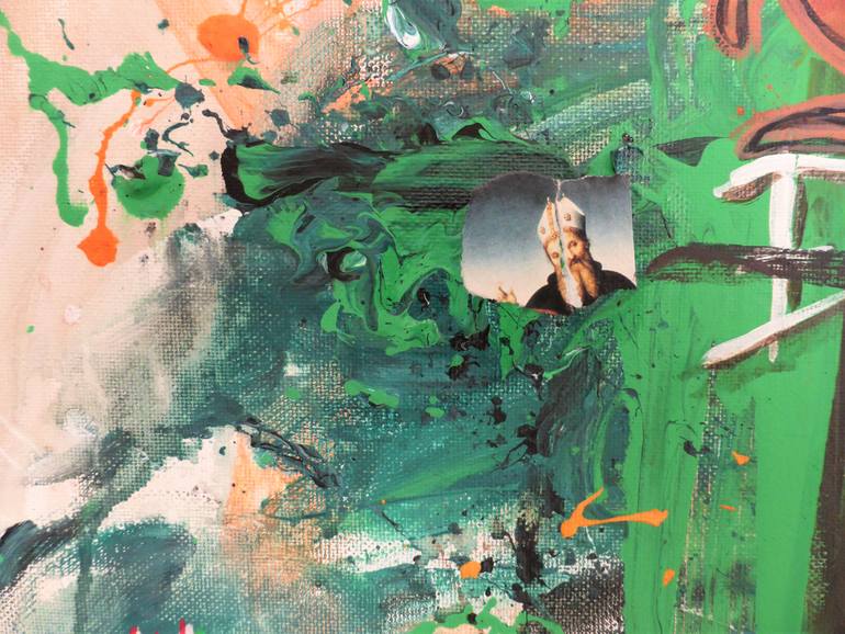 Original Expressionism Pop Culture/Celebrity Painting by Jason Wenzel