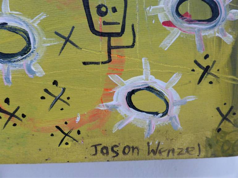 Original Abstract Culture Painting by Jason Wenzel