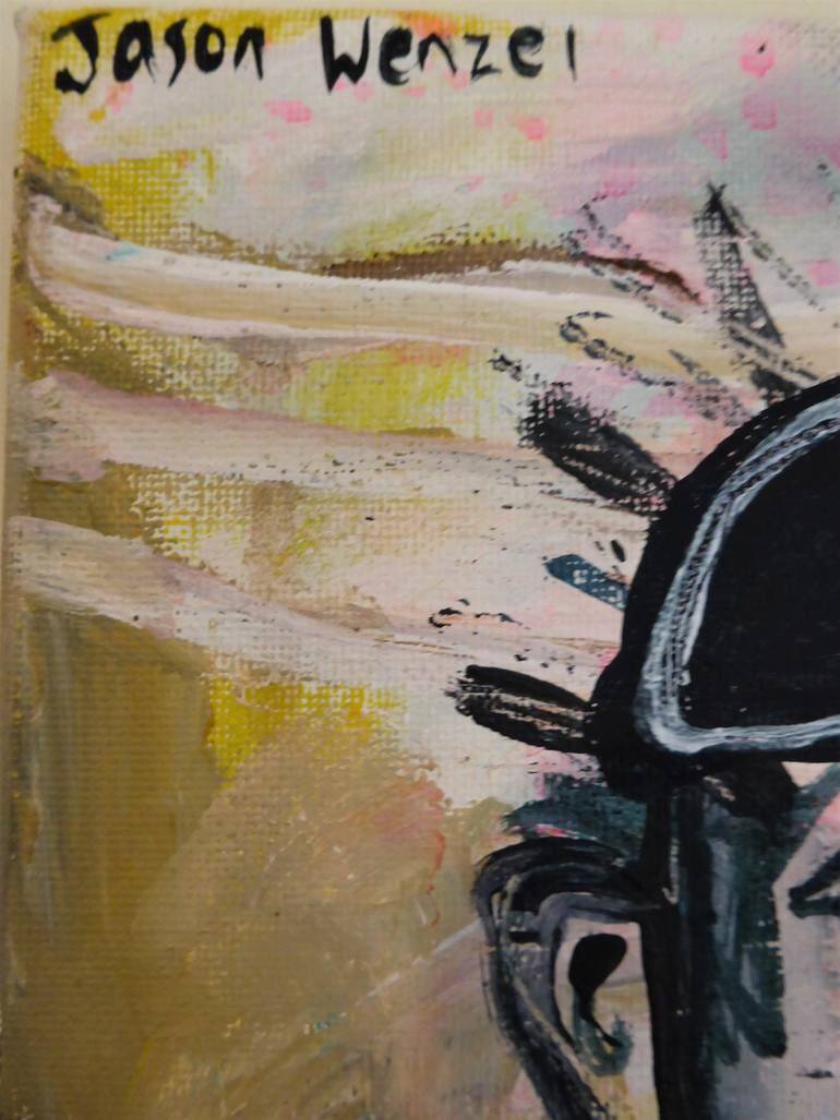 Original Expressionism People Painting by Jason Wenzel