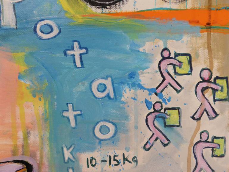 Original Abstract Pop Culture/Celebrity Painting by Jason Wenzel