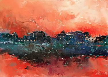 Original Fine Art Abstract Paintings by Ilham Mirzayev