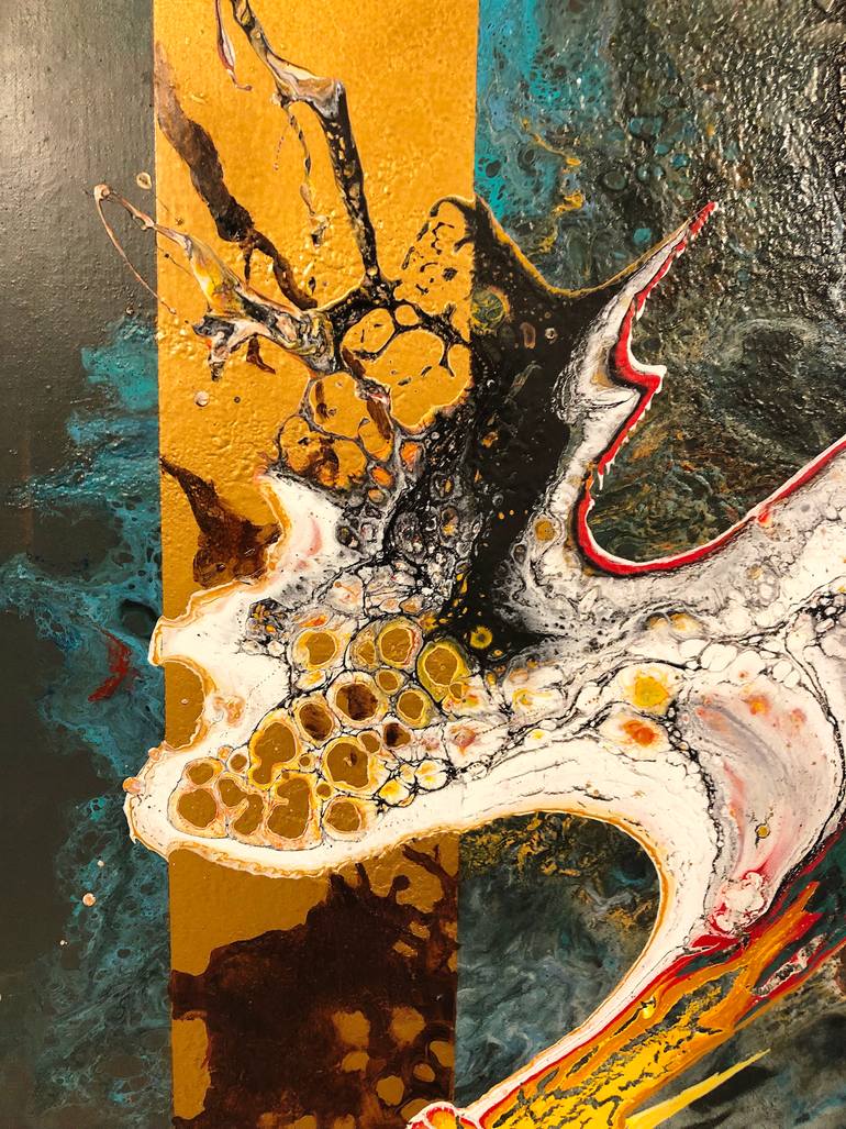 Original Abstract Painting by Ilham Mirzayev