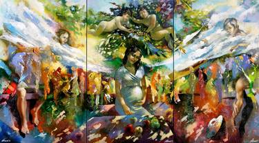 Original Love Paintings by Ilham Mirzayev