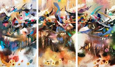 Original Abstract Paintings by Ilham Mirzayev