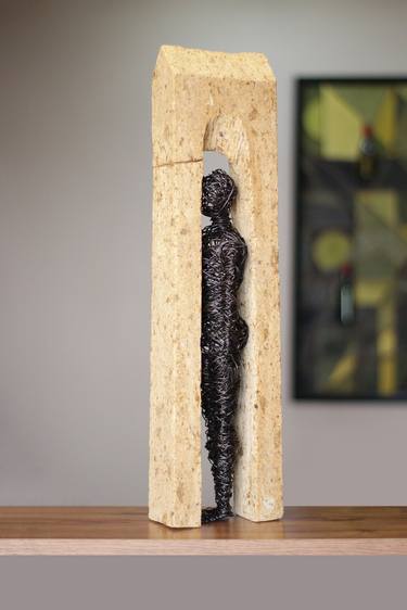 Original Abstract Religion Sculpture by Karen Akhikyan