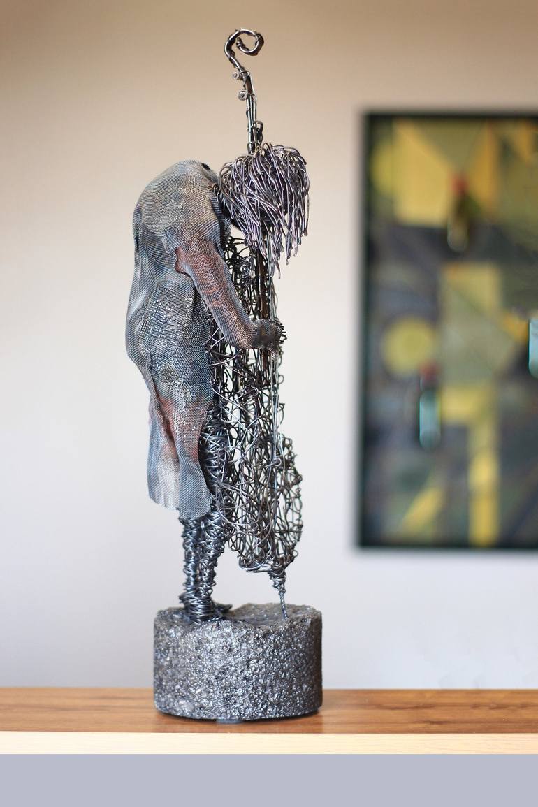 Original Abstract Culture Sculpture by Karen Akhikyan