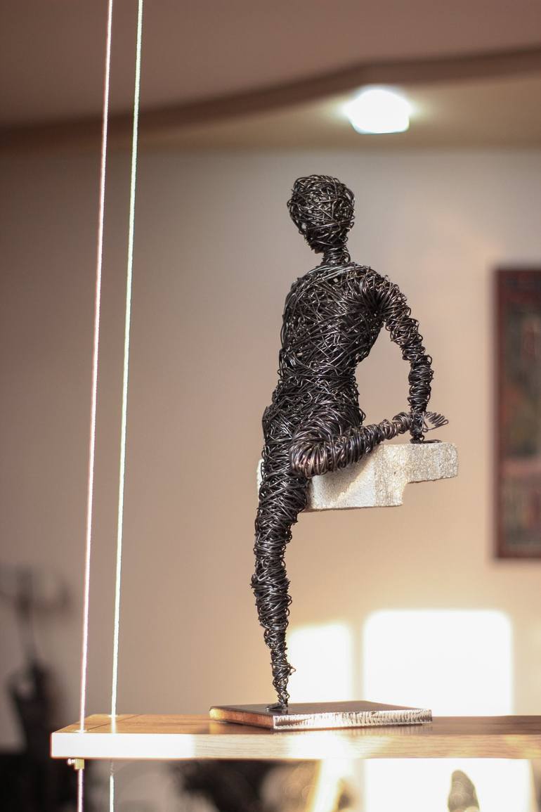 Original Figurative Abstract Sculpture by Karen Akhikyan