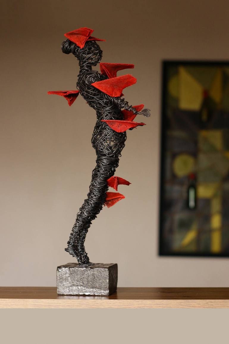 Original Abstract Interiors Sculpture by Karen Akhikyan