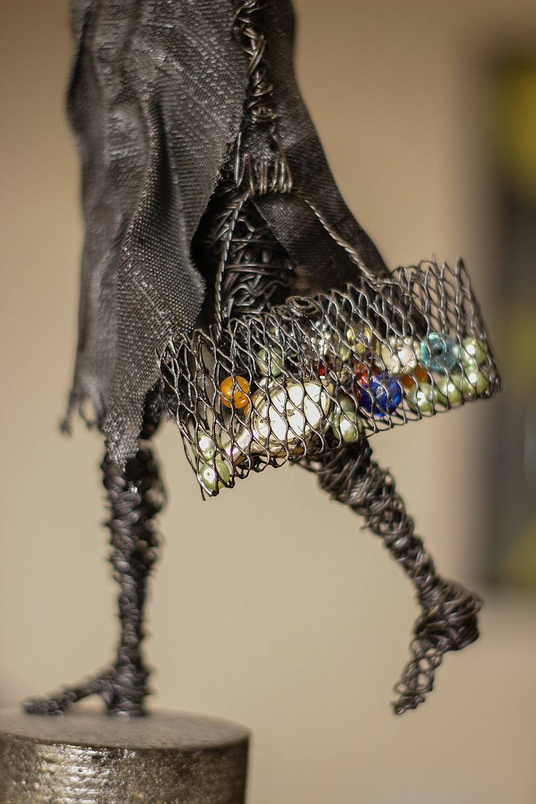 Original Abstract Fashion Sculpture by Karen Akhikyan